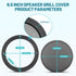 6.5 Inch Metal Mesh Round Speaker Grill Cover, Universal Radio Speaker Grills Decorative for Car Speaker Mounting Home Audio DIY, Mesh Subwoofer G...