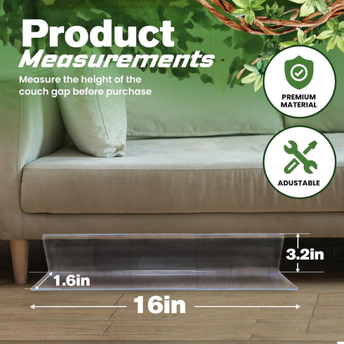 Blocker Under Furniture for Pet Toys Sustainable 6PCs - Under Bed Blocker for Toys, Bottom Guard Couch Dog Cats, Sofa Stopper to Prevent Items Goi...