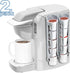 STORAGENIE Coffee Pod Holder Side Mount K Cup Pods Dispenser compatible with Keurig Coffee Makers, Perfect for Small Counters...