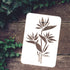 FINGERINSPIRE Bird of Paradise Stencil 8.3x11.7inch Reusable Bird of Paradise Flower Stencil DIY Spring Summer Flower Template for Decoration Natu...