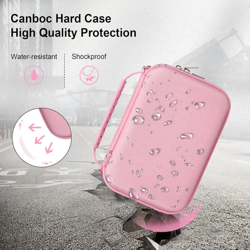 Canboc Carrying Camera Case for Sony ZV-1/ ZV-1 II/ZV-1F Vlog Digital & Vlogger Accessory Kit Tripod, Travel Storage Bag with Strap, Mesh Pocket f...