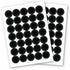AllSpice 70 Black Water Resistant Round Spice Jar Labels Set 1.5"- Fits Penzeys and AllSpice Jars- Blank...