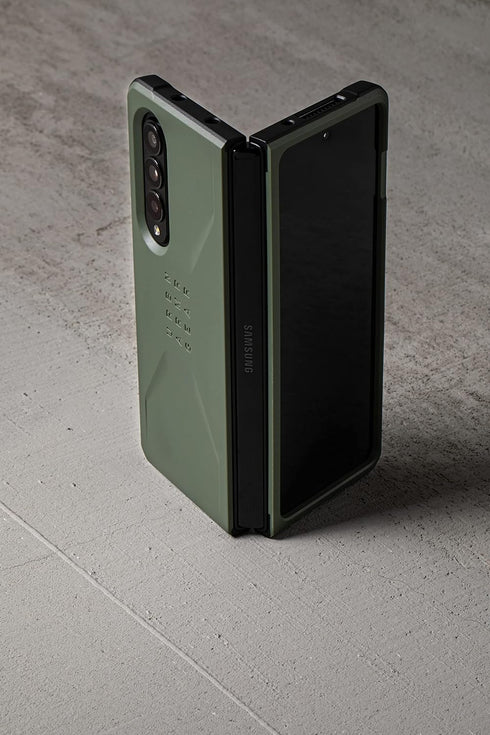 URBAN ARMOR GEAR UAG Designed for Samsung Galaxy Z Fold3 5G (2021) Case Civilian Sleek Ultra-Thin Shock-Absorbent Protective Cover, Black...
