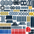 145 Pcs Building Blocks Parts Gear and Axle Set Connectors Wheels Liftarm Pins Accessories Brick Sets Toys Tight Fit with Major Brands…...