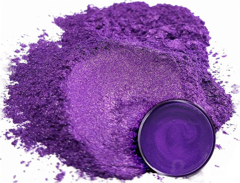 Eye Candy Pigments Premium Purple Mica Powder - Suiren Purple (25gr) - for Epoxy, Resin, Soap, Paint, Woodworking, Acrylic Pouring, Bath Bombs, Fi...