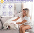 Pet Cleaning Glove Bathing Wipes for Dogs and Cats, Deodorizing No-Rinse Grooming Wipes for Paws, Body, and Butt, Perfect for Pet Dry Cleaning, Da...