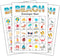 Beach Scavenger Treasure Hunt Games Cards for Kids and Family, School Classroom Outdoor Scavenger Hunts, Summer Family Holiday Party Games, Find a...