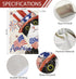 4th of July Patriotic Black Cat Garden Flag 12x18 Inch Double Sided, America Independence Day Flag Memorial Day Firework Yard Banner for Outdoor H...