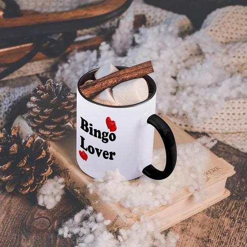 3dRose (mug_108315_4) Bingo Lover - Two Tone Black Mug, 11oz...