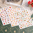 Fall Nail Art Stickers 3D Self-Adhesive Thanksgiving Nail Art Supplies Maple Leaf Nail Stickers Pumpkin Leaf Squirrel Sunflower Flower Designs Nai...