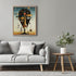 Posterizer 1 pcs-abstract futuristic steampunk head-Abstract & Modern Art-Fantasy & Fiction Art-Gift for Steampunk or Goth Fans-Decor for Home & O...