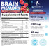 Brain Supplement Gummies for Concentration Memory & Focus Support - Brain Clarity Health with B6 B12, Phosphatidylserine, Coffee Extract, Nootropi...