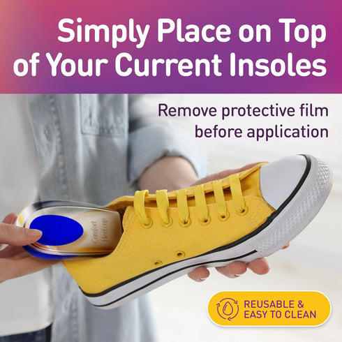Heel Cups for Heel Pain Relief - Heel Cups for Plantar Fasciitis Women & Men - Gel Heel Cup - Cushion Insert for Shock Absorption - Silicone Heel ...
