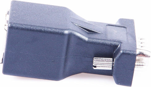 DB9 RS232 COM Male Port to RJ45 Female Connector Card DB9 Serial Port Extender to LAN CAT5 CAT6 RJ45 Network Ethernet Cable Adapter...