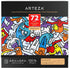 ARTEZA Adult Coloring Book, Doodle Designs, 72 Sheets, 6.4x6.4 Inches Coloring Pages, 100 lb Paper...