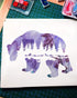 GSS Designs Mountain Forest Bear Stencil (2 Pack) - Reusable Stencil for Walls (12x12Inch) - Art Painting for Wall Canvas Furniture Cards Decor (S...