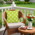 Poise3EHome Outdoor Throw Pillow Covers Set of 2 Waterproof Decorative Pillow Covers for Living Room, Couch, Patio, Spring, 18X18 Inches, Green Po...