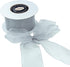 VATIN Christmas Ribbon Sheer Organza Wired Ribbon 2-1/2 inch 50 Yards (150Ft) -Shell Grey,Perfect for Making Bows and Wreaths...
