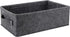 Small Basket Shallow Storage Baskets Felt Storage Basket Bin Long Narrow Basket for Towels Dog Cat Toys Office Supplies Dippers Baby Toys Storage ...