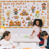 165 Pcs Fall Bulletin Board Decor Sets Harvest Thanksgiving Classroom Bulletin Board Maple Leaves Borders Corn Haystack Scarecrows Fence Cutouts f...