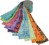 Stitch & Sparkle Indonesian Premium Batik Cotton Vibrant Dreams Jelly Roll 2.5''x 44''...