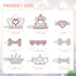 9 Pieces Dog Tiara Crown Hair Clips Pet Crystal Rhinestone Barrette Clips for Dog Puppy Ear Crown Clips Clear Doggie Crown Clip Pet Grooming Hair ...