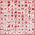 100 Pieces Christmas Stencils?3x3in and Reusable Painting DIY Template for Painting on Wood Ornaments DIY Crafts Fabrics Window Christmas Decorati...