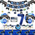 Video Game Party Decorations - 7th Birthday Decorations for Boys, HAPPY BIRTHDAY Banner, Video Game Balloons, Number 7 Blue Balloons, Gaming Hangi...
