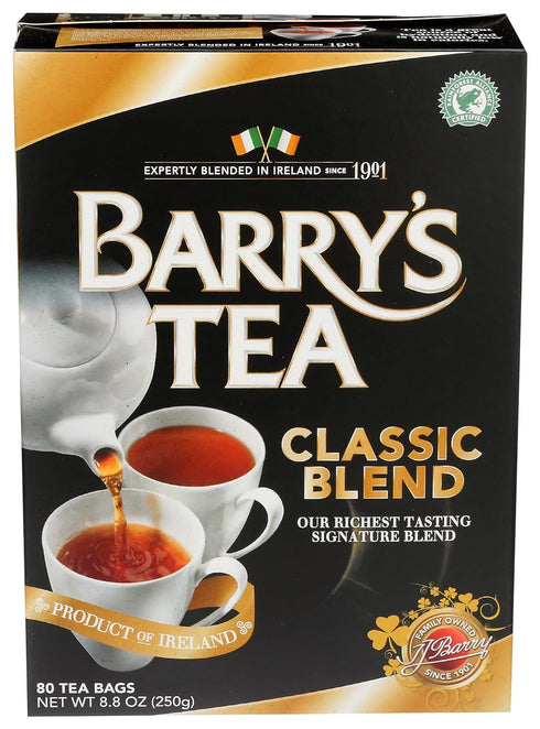 Barry's Tea Bags, Classic Blend, 80 Count, 8.8 Oz, (00102506)...
