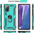 for Samsung Galaxy Note 20 Case, Note20 5G Case with HD Screen Protectors, Androgate Military-Grade Metal Ring Holder Kickstand 15ft Drop Tested S...