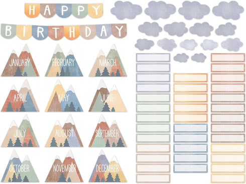 Teacher Created Resources Moving Mountains Happy Birthday Mini Bulletin Board (TCR9171)...