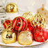 Christmas Ball Ornaments, 30 pcs 2.36" Shatterproof Baubles Set Red and Gold for Xmas Tree Decorations, Hanging Ornaments for Wedding Party...