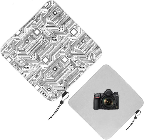 17.7 in Camera Wrap with Pouch,Lens Protective Wrap,Anti-scratch Anti-dust, Flexible Wrapper Camera Travel Accessories for DSLR Mirrorless Camera ...