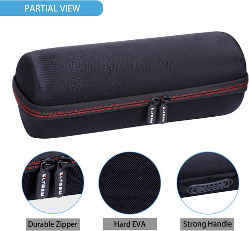 LTGEM Hard Case for ???????????????? ???????? ???????? ?? Ultimate Ears Boom 3 Portable Waterproof Bluetooth Speaker and Charger Dock(Black+Black)...