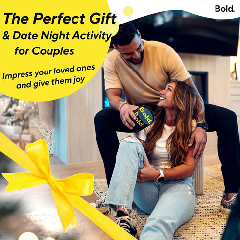 Bold Card Game - 3 Decks, 300+ Questions - Fun Icebreaker and Couples Game for Date Nights...