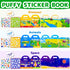 Reusable Sticker Book for Kids, 3 Sets Themed Activity Books with Puffy Stickers for Toddlers Boys Girls 3 4 5 Preschool Educational Learning Toys...