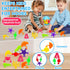 Toddler Suction Bath Toys: 18PCS Ocean Silicone Suction Cup Toys with Eggshell & Bag No Hole Mold Free Bathtub Shower Toys for Kids Ages 1-3 4-8 S...