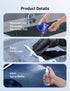 AstroAI Windshield Cleaner, Microfiber car Window Cleaner with 4 Reusable and Washable Microfiber Pads and Extendable Handle Auto Inside Glass Wip...