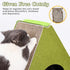 Cat Cardboard Scratcher Refill,Corrugated Cardboard Cat Scratcher Pad, Triangle Cat Scratching Lounge Replacement (1 Piece)...