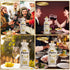 Wxiben 50th Birthday Wine Bags - 1pcs 1974 Wine Gifts for Women Men 50 Year Old Burlap Wine Gift Bag Over the Hill 50th Birthday Party Decorations...
