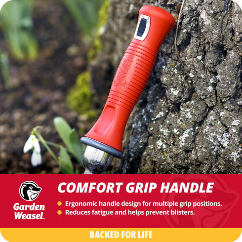 Garden Weasel Double-Sided Garden Cultivator/Tiller | Cultivate, Till, Break Up Soil | Planting and Gardening Hand Digging Tool, Heavy Duty Cultiv...