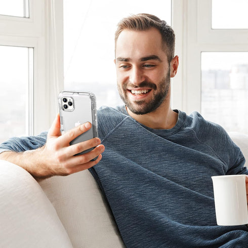 ORIbox Case Compatible with iPhone 13 Pro, Heavy Duty Shockproof Anti-Fall Clear case......