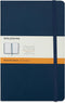 Moleskine Classic Notebook, Hard Cover, Large (5" x 8.25") Ruled/Lined, Sapphire Blue, 240 Pages...