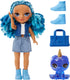 Rainbow High Littles – Sapphire Bradshaw, Blue 5.5" Posable Small Doll with Purse, Magical Pet Yeti, Girls Toy Gift, Kids Ages 4-12 Years...