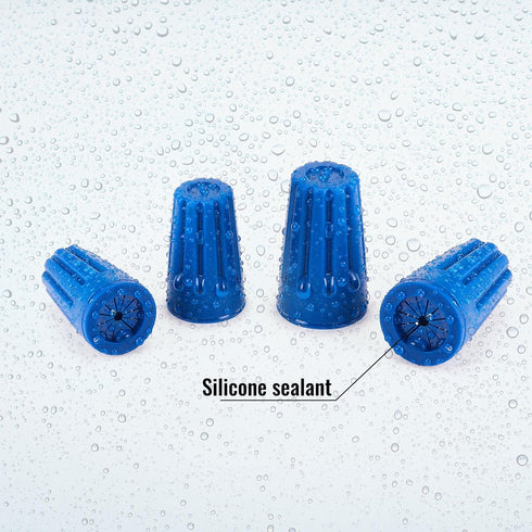 Waterproof Outdoor Electrical Connector Cable Terminal Waterproof Connector Landscape Wire Splice Connector for Building Application Connect Wet L...