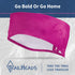 TrailHeads Print Headband | Ponytail Headband for Women | Ear Warmer for running and hiking - pink splash...
