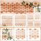 10Pcs Honeycomb Stencils for Painting, Large Small Honeycomb Hexagon Stencil Drawing Template Bee Stencils for Painting on Wood Cookies Wall Canva...