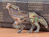 Alilang Silver Tone Abalone Multi Colored Stone Iridescent Wolf Coyote Brooch Pin...