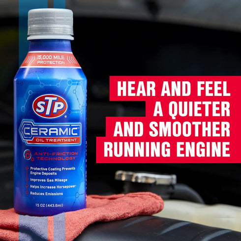 STP Ceramic Oil Treatment, Protective Coating and Anti-Friction Technology, 15 Oz (19387)...