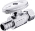 (Pack of 2) EFIELD 1/4 Turn Straight Stop Valve 3/8" OD Compression X 1/2" Pex Chrome Plated Brass, …...
